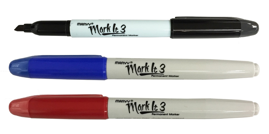 MARVY #5081 MARKIT-3 油性筆 SIGN PEN (粗紅)