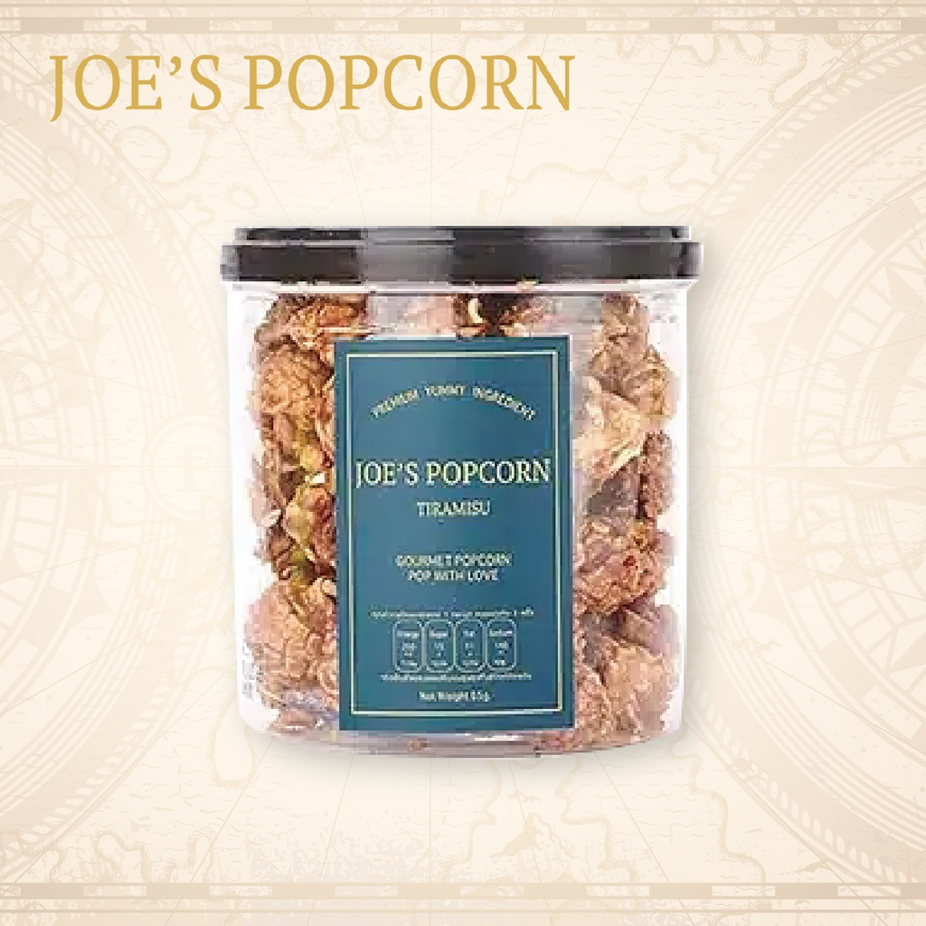 JOE'S POPCORN Tiramisu+杏仁榛子味爆谷 (65g)
