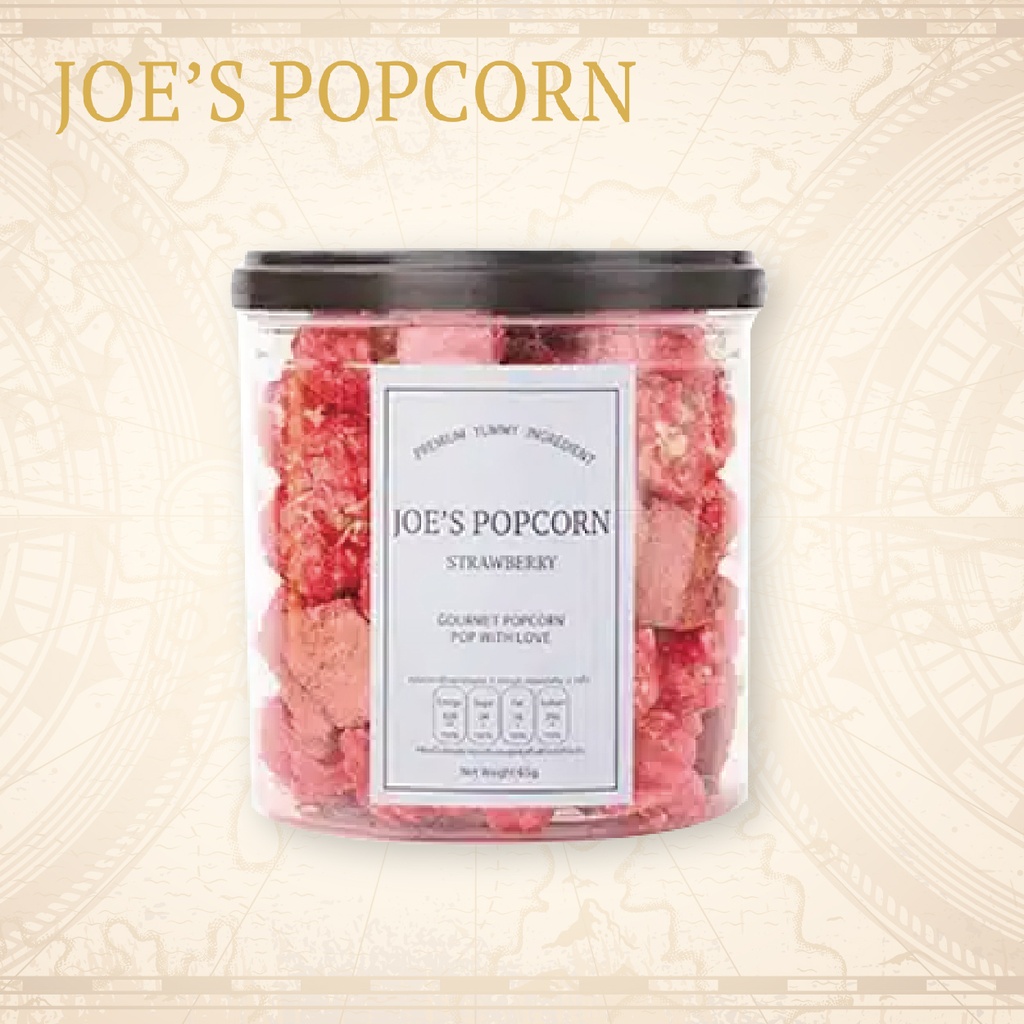JOE'S POPCORN 草莓味爆谷+草莓乾果 (65g)