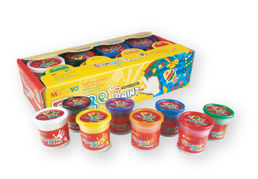 [GALMGMFP8AJ] MUNGYO #MFP-8AJ 8色 手指顏料(盒庄)