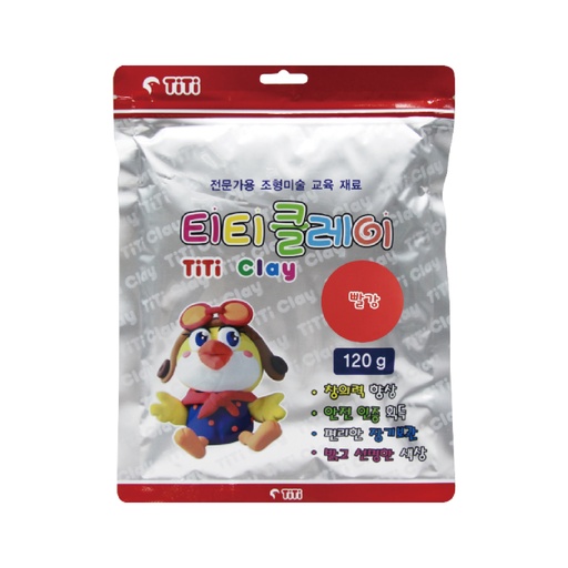 [GALTIHC120R] TITI #TI-CZB-120-RD 輕黏土120G 紅色