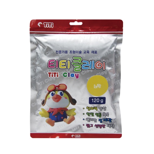 [GALTIHC120Y] TITI #TI-CZB-120-YL 輕黏土120G 黃色