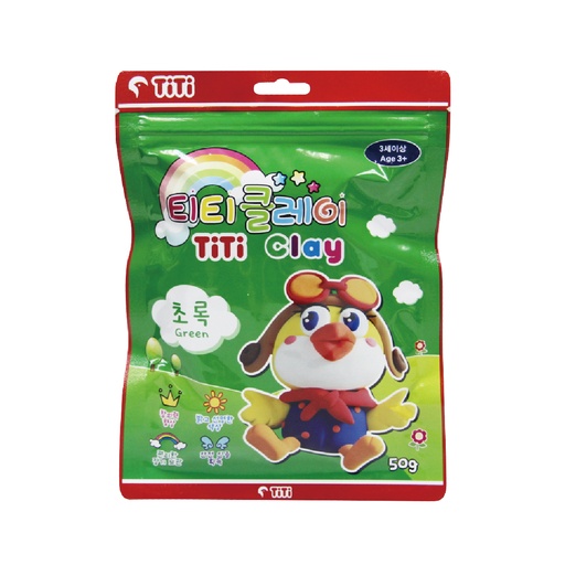 [GALTIHC50G] TITI 輕黏土 50G 綠色
