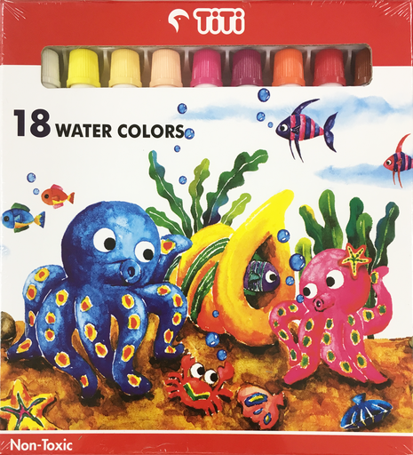 [PNCTIWC6ML18] TITI #WC-6ML-18 18色 水彩