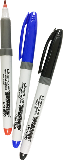 [PNSLPPG2300FR] LINEPLUS PER-PG2300F 1mm POWER GRIP 油性箱頭筆 (幼紅)