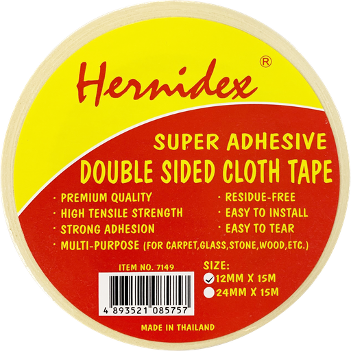 [TDSCHD12] HERNIDEX 12MM 強力雙面膠布