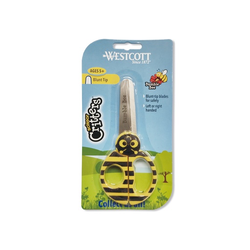 [CUSWT16208B] WESTCOTT #16208 Bee 5" 動物安全剪刀 (小蜜蜂)