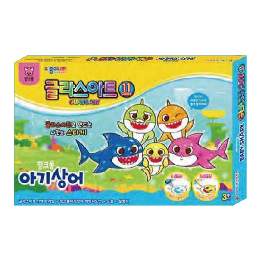 [GALJINAJA00037] JONG IE NARA AJA00037 BABY SHARK 鯊魚寶寶11色玻璃彩繪